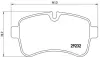 Гальмівні колодки дискові BREMBO PA6027 (фото 1)
