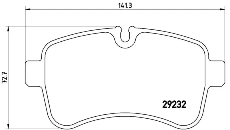 Гальмівні колодки дискові BREMBO PA6027