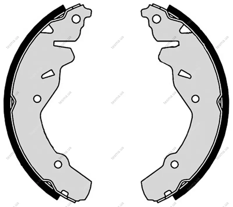 Колодка барабанного тормоза BREMBO S11506 (фото 1)