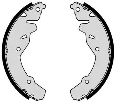 Колодка барабанного тормоза BREMBO S11506