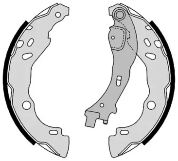 Колодка барабанного тормоза BREMBO S23523