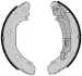 Колодка барабанного тормоза BREMBO S23525