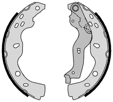 Колодка барабанного тормоза BREMBO S23532