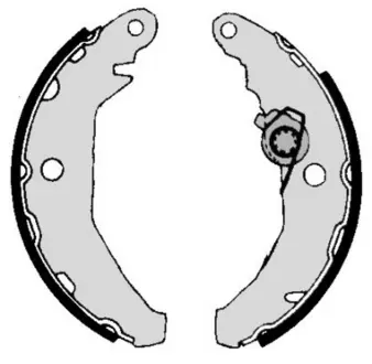 Колодка барабанного тормоза BREMBO S24510