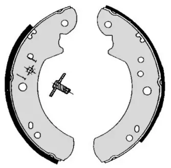 Колодка барабанного тормоза BREMBO S24513