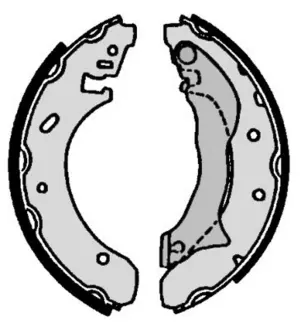 Колодка барабанного тормоза BREMBO S24524