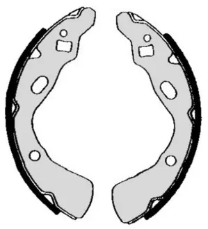 Колодка барабанного тормоза BREMBO S30507