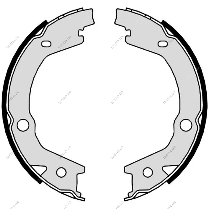 Колодка барабанного тормоза BREMBO S30530 (фото 1)