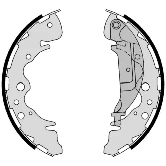 Колодка барабанного тормоза BREMBO S30535
