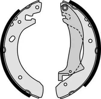 Колодки гальмівні барабанні (комплект 4 шт) BREMBO S44504