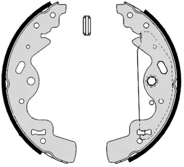 Колодка барабанного тормоза BREMBO S44506