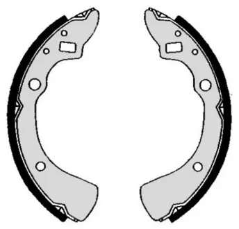 Колодка барабанного тормоза BREMBO S49507