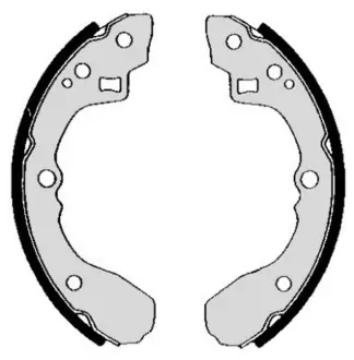 Колодка барабанного тормоза BREMBO S49509
