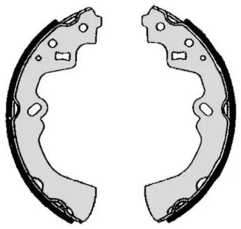 Колодка барабанного тормоза BREMBO S49512