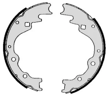 Колодка барабанного тормоза BREMBO S49514