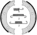 Колодка барабанного тормоза BREMBO S50510 (фото 2)