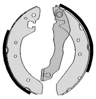 Колодка барабанного тормоза BREMBO S52502