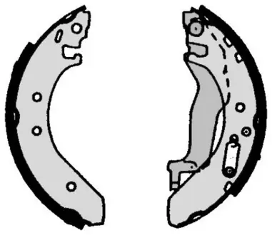 Колодки гальмівні барабанні (комплект 4 шт) BREMBO S52503