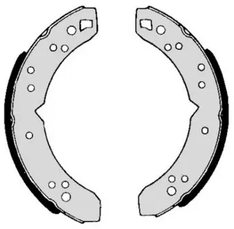 Колодка барабанного тормоза BREMBO S52504