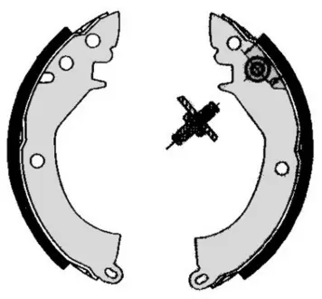 Колодка барабанного тормоза BREMBO S54501