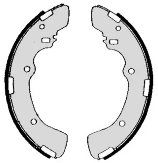 Колодка барабанного тормоза BREMBO S54511