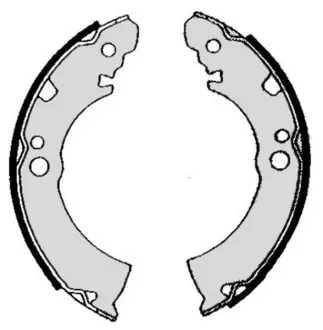Колодка барабанного тормоза BREMBO S56504