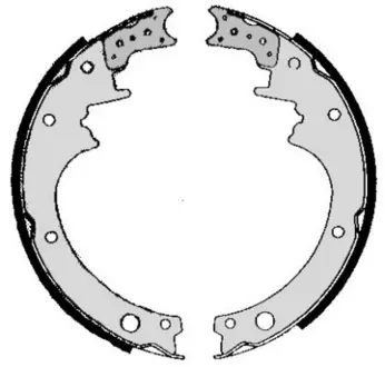 Колодка барабанного тормоза BREMBO S56523