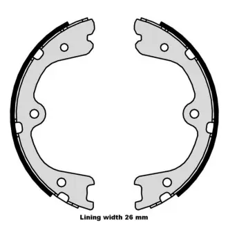 Колодка барабанного тормоза BREMBO S56546