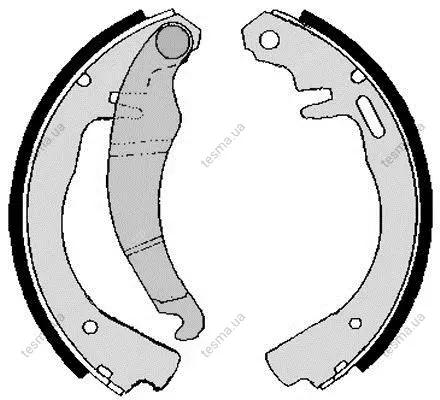Колодка барабанного тормоза BREMBO S59502 (фото 1)