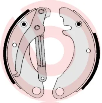 Комплект тормозных колодок BREMBO S61501