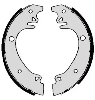 Колодка барабанного тормоза BREMBO S61509
