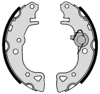 Колодка барабанного тормоза BREMBO S61516