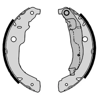 Колодки гальмівні барабанні (комплект 4 шт) BREMBO S61528