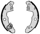 Колодка барабанного тормоза BREMBO S68510 (фото 1)