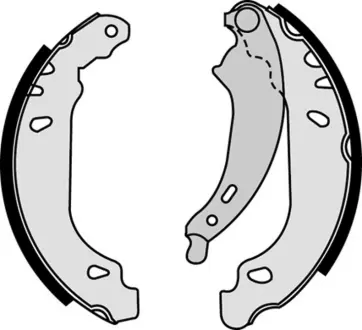 Гальмівні колодки барабанні BREMBO S68524