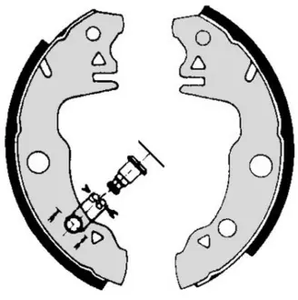 Колодка барабанного тормоза BREMBO S68527