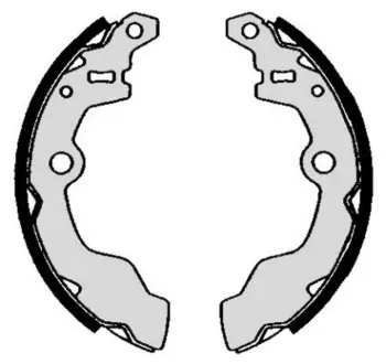 Колодка барабанного тормоза BREMBO S78503
