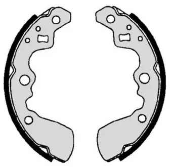 Колодка барабанного тормоза BREMBO S79501