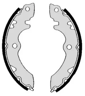 Колодка барабанного тормоза BREMBO S79507
