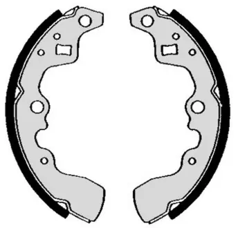 Колодка барабанного тормоза BREMBO S79510