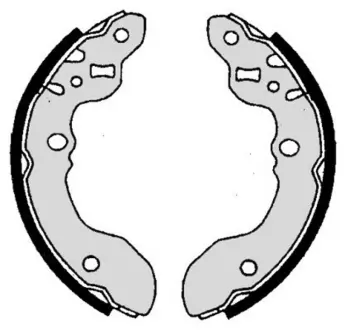 Колодка барабанного тормоза BREMBO S79516
