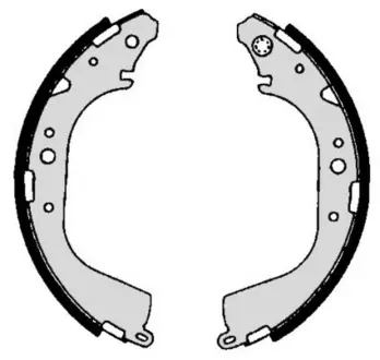 Колодки гальмівні задні (барабан) BREMBO S83530