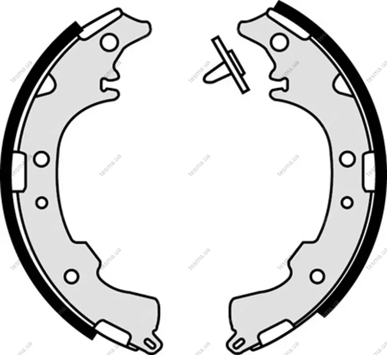 Колодка барабанного тормоза BREMBO S83540 (фото 1)