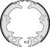 Колодка барабанного тормоза BREMBO S83543 (фото 1)