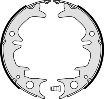 Колодка барабанного тормоза BREMBO S83543