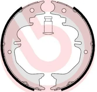 Колодка барабанного тормоза BREMBO S83545