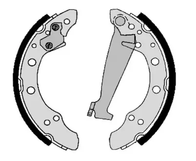 Гальмівні колодки барабанні BREMBO S85511