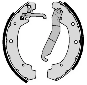 Колодка барабанного тормоза BREMBO S85534