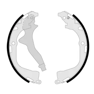 Колодка барабанного тормоза BREMBO S85542