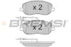 Гальмівні колодки пер. Jumpy/Scudo/Expert 00- (Lucas) BREMSI BP3028 (фото 1)